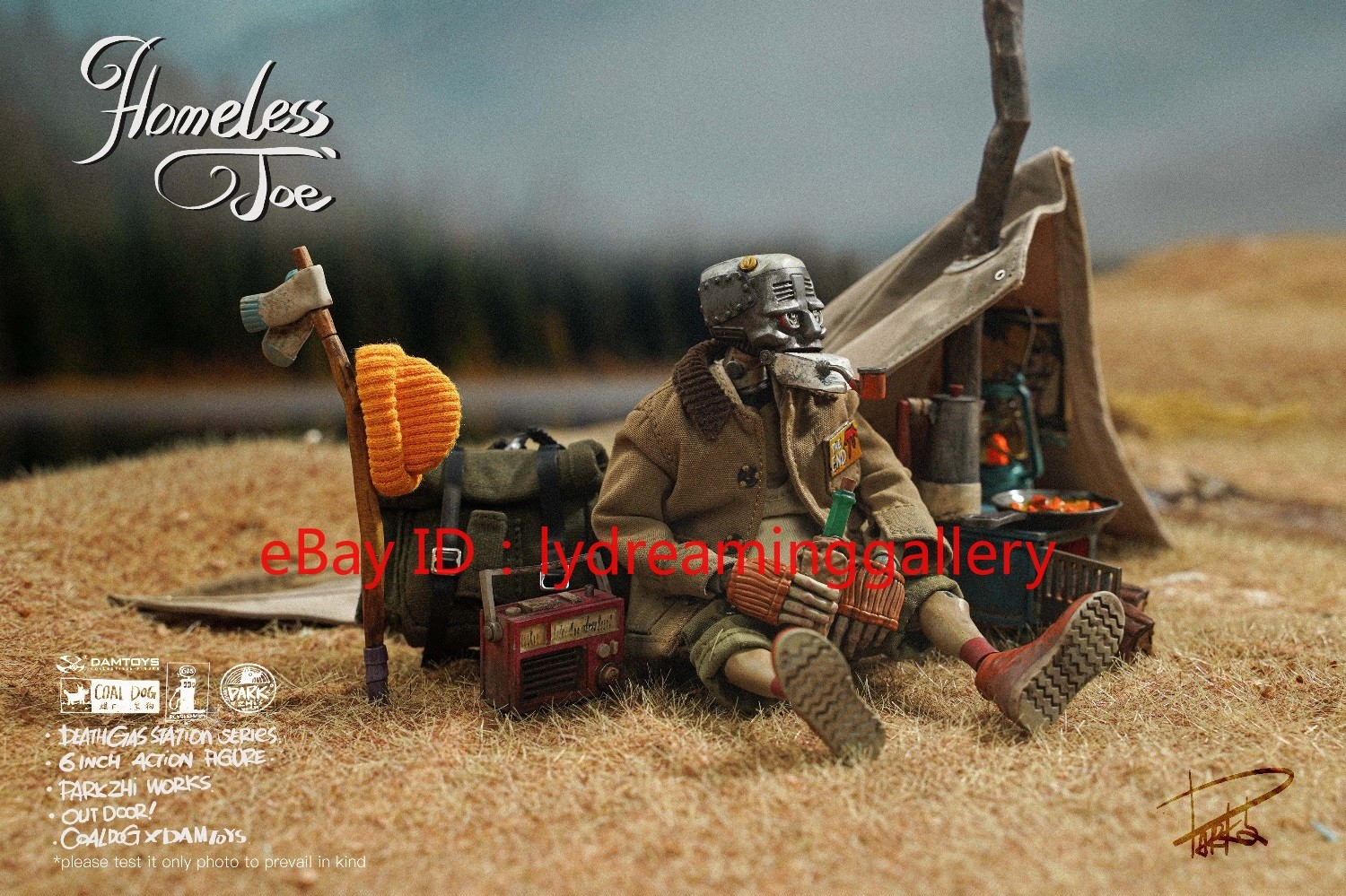 Modellino DAMTOYS PES027 Death Gas Station Series Homeless Joe 1/6 Limited