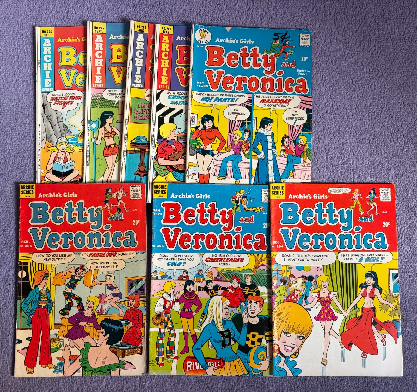 Archie Comics Archie's Girls Betty & Veronica choose your comics # 204 - # 226