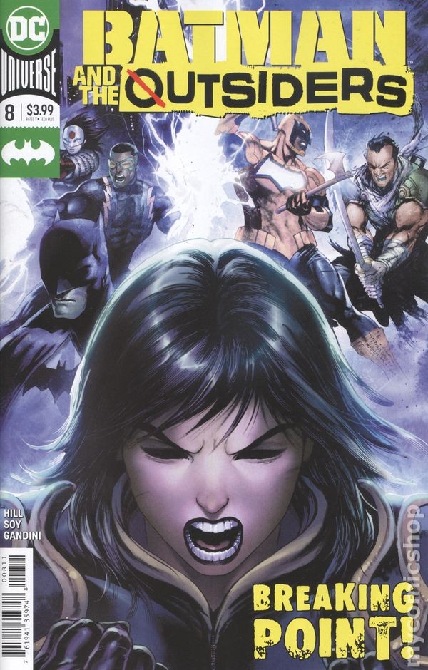 Batman and the Outsiders #8A Kirkham NM 2020 Stock Image