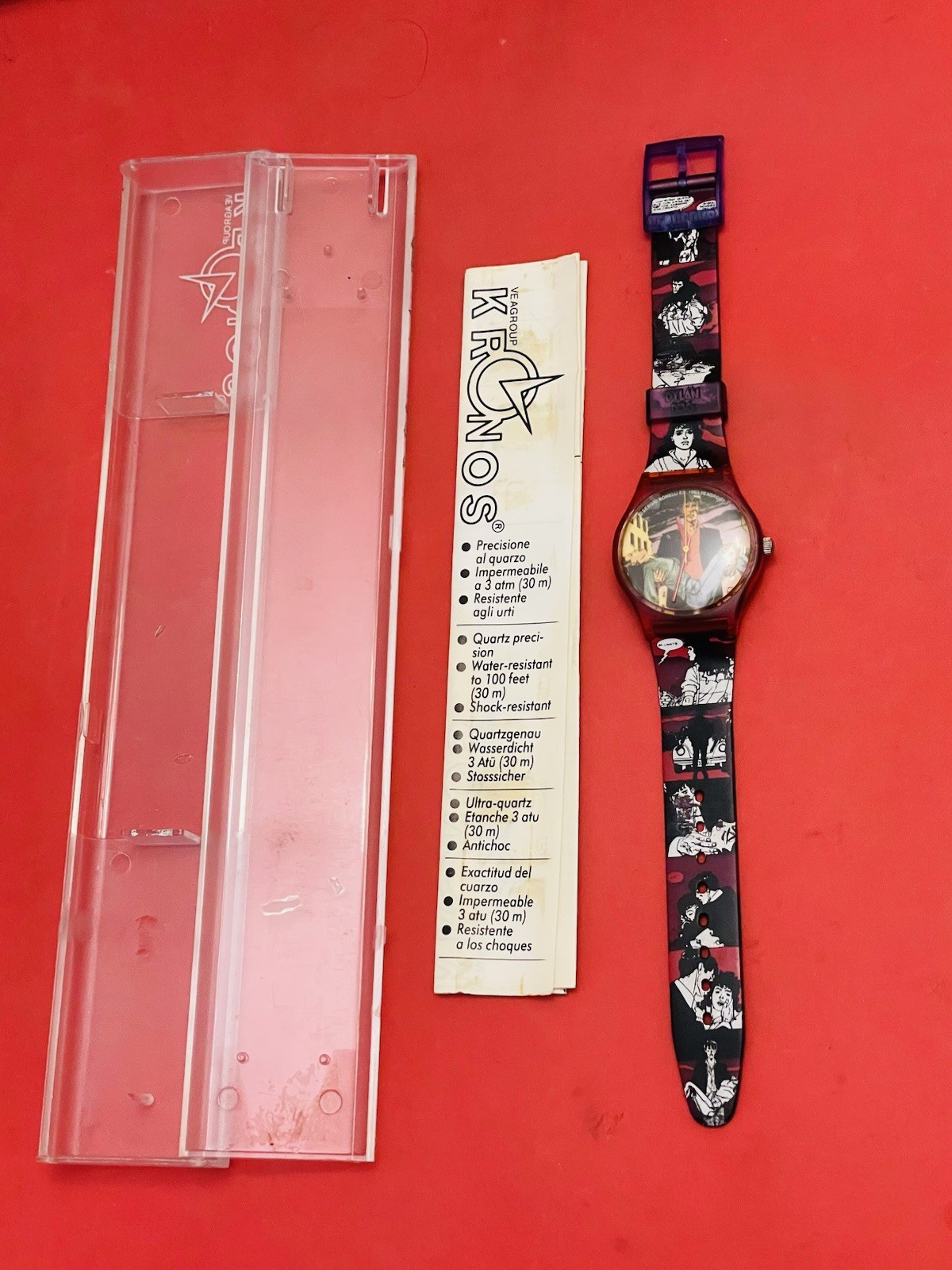 DYLAN DOG Orologio Kronos n.9 originale 1992 con custodia