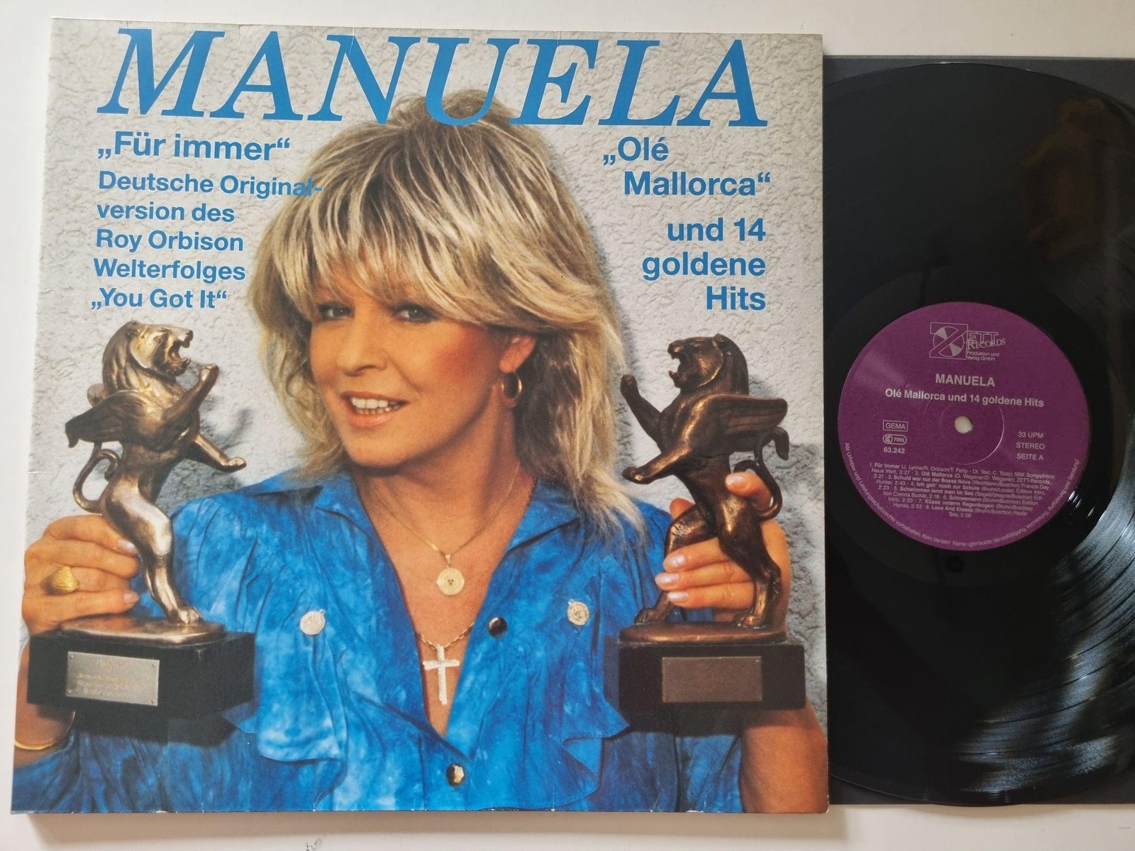 Manuela - Olé Mallorca Und 14 Goldene Hits Vinyl LP/ incl. CV Roy Orbision