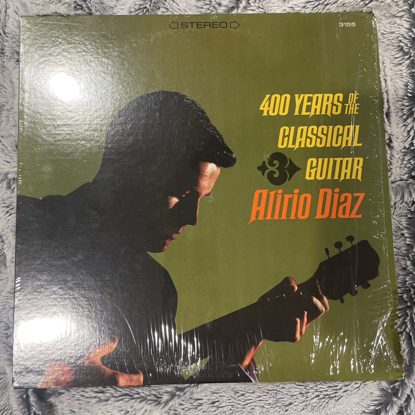 Vinyl Alirio Diaz LP 400 Years of The Classical Guitar 1966 Shrink NM/VG+