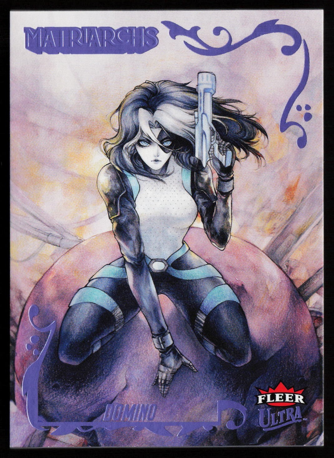 2024 Fleer Ultra Marvel Matriarchs Domino #93 Viola 06/13 Lydi Li SSP