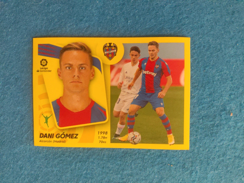 Cromo Dani Gómez