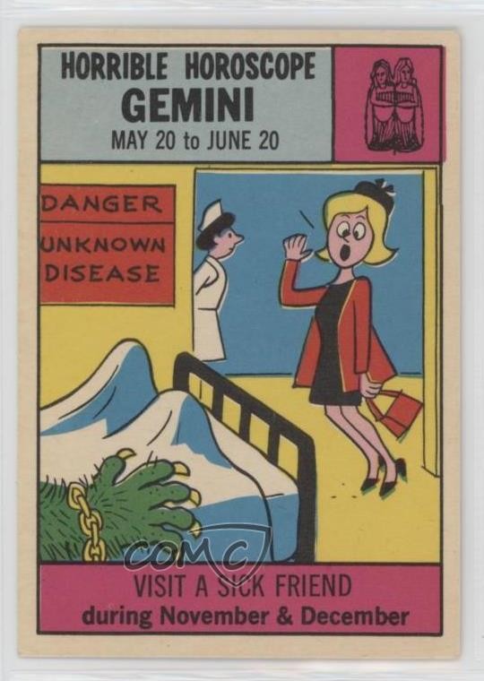1972 Philadelphia Horrible Horoscope Gemini #30 9vx
