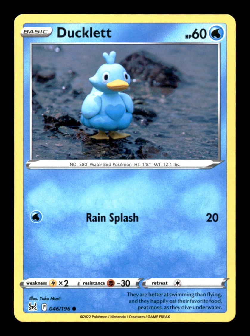 DUCKLETT 046/196 POKEMON ORIGINE PERDUTA QUASI NUOVO/M