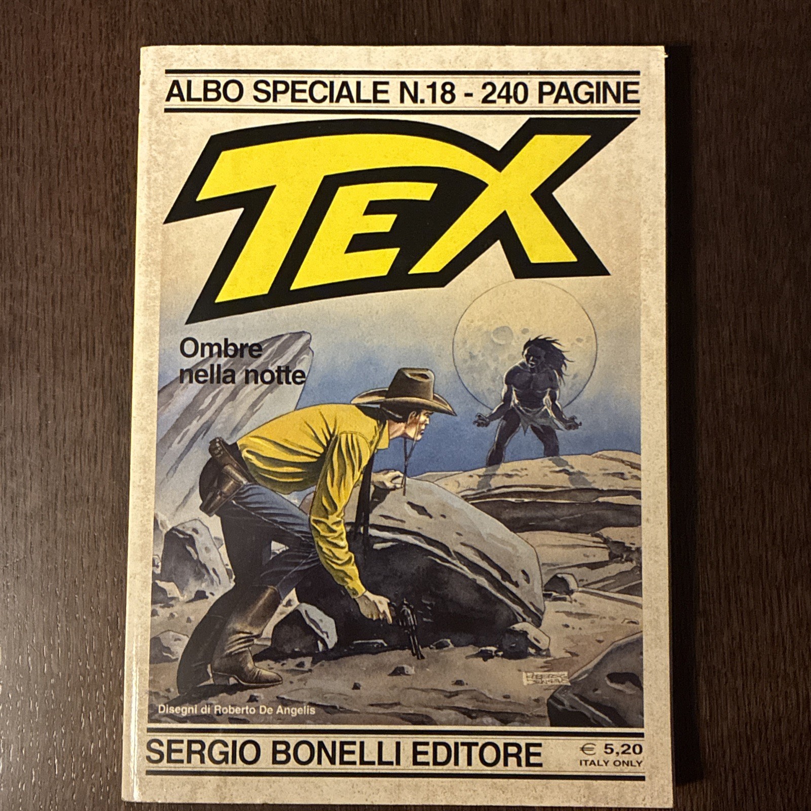 TEX SPECIALE numero 18 OMBRE NELLA NOTTE De Angelis- Bonelli