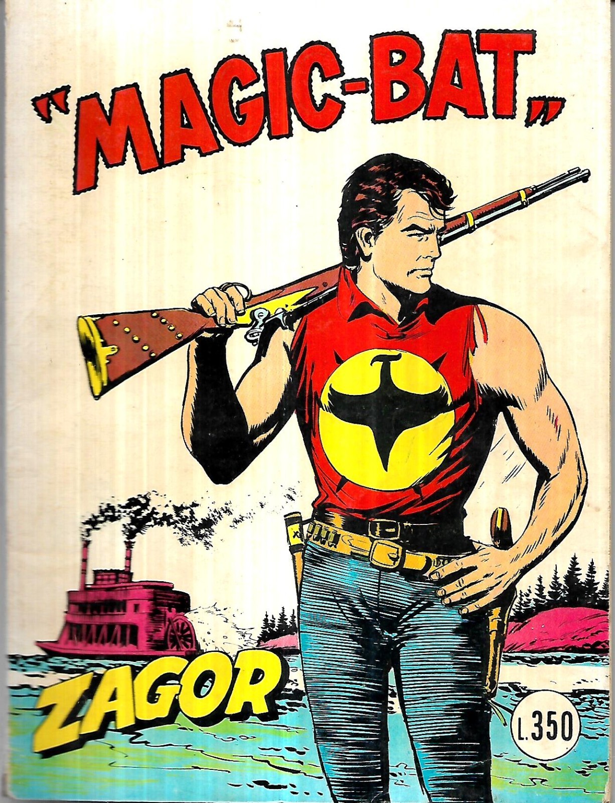 Zagor serie rossa 66 (nov 1975, Lire 350): Magic-Bat: ottimo +++/pari nuovo