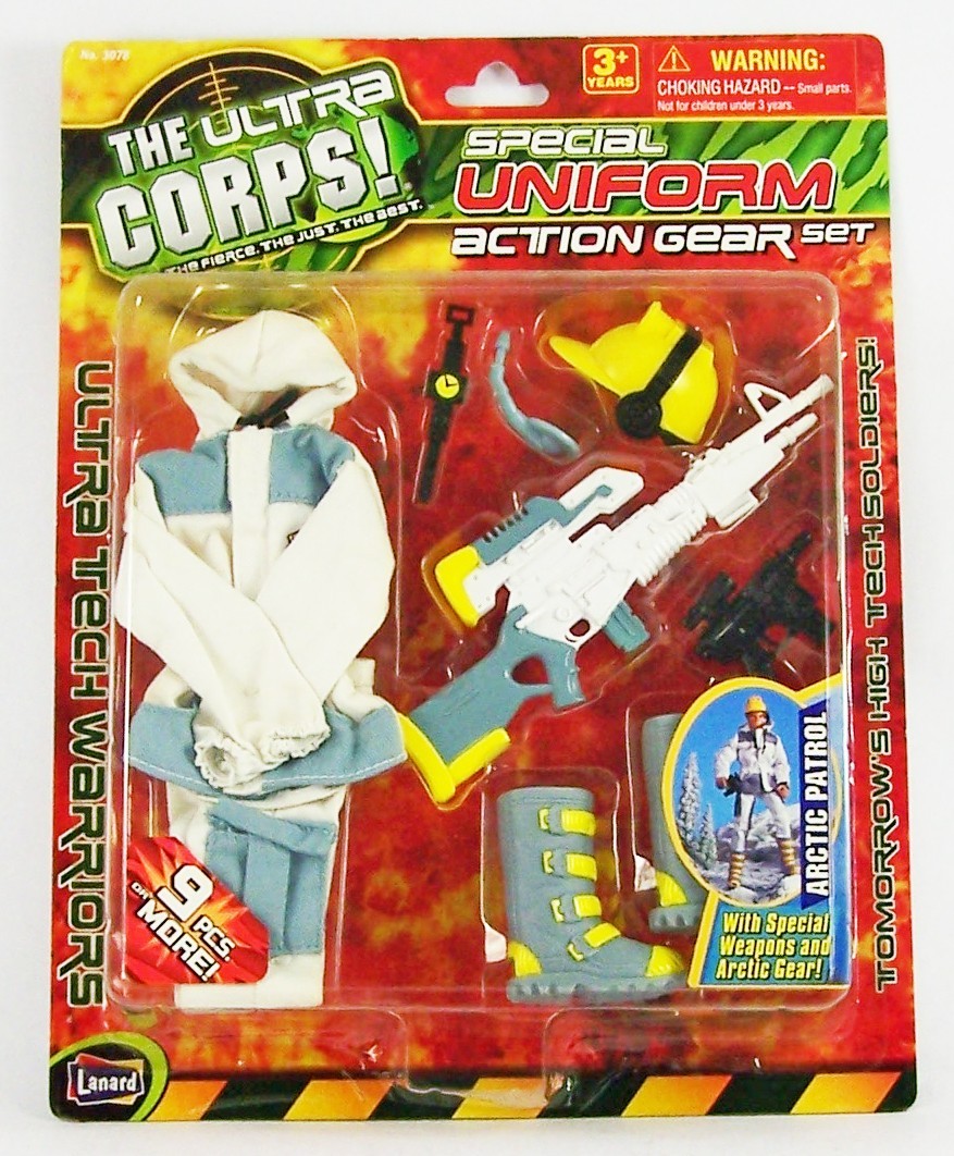 1:6 Lanard Toys Arctic Patrol Special Uniform Action Gear Set LN-03078B