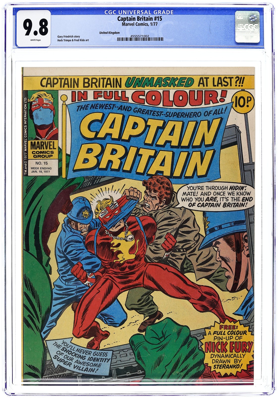 Capitan Gran Bretagna #15 CGC 9.8 1977 4555571002