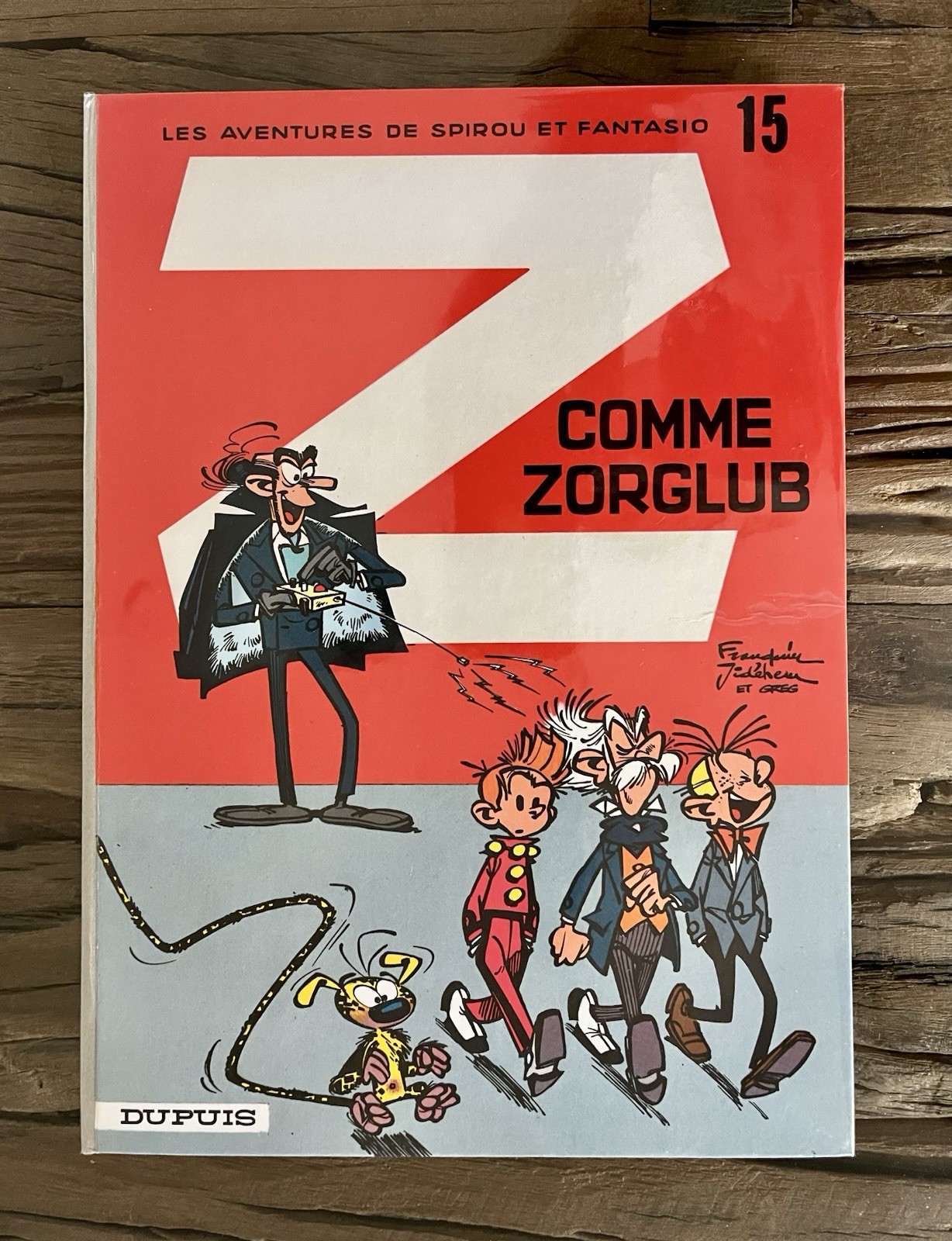 SPIROU:SUBLIME ET ULTRA RARE 2ÈME ÉDIT 67 Z COMME ZORGLUB CRAQUANT NEUF FRANQUIN