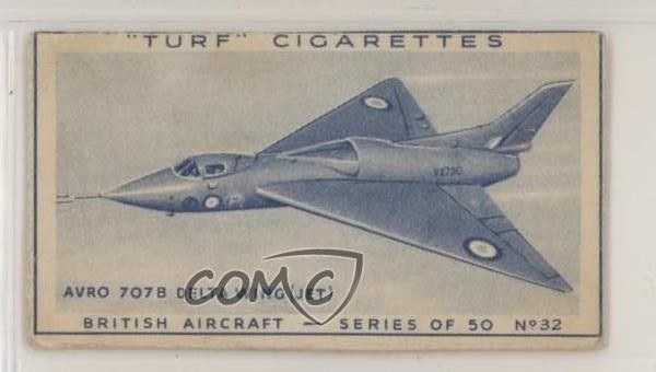 1953 Turf British Aircraft Tabacco Avro 707B Delta Wing #32 h3a
