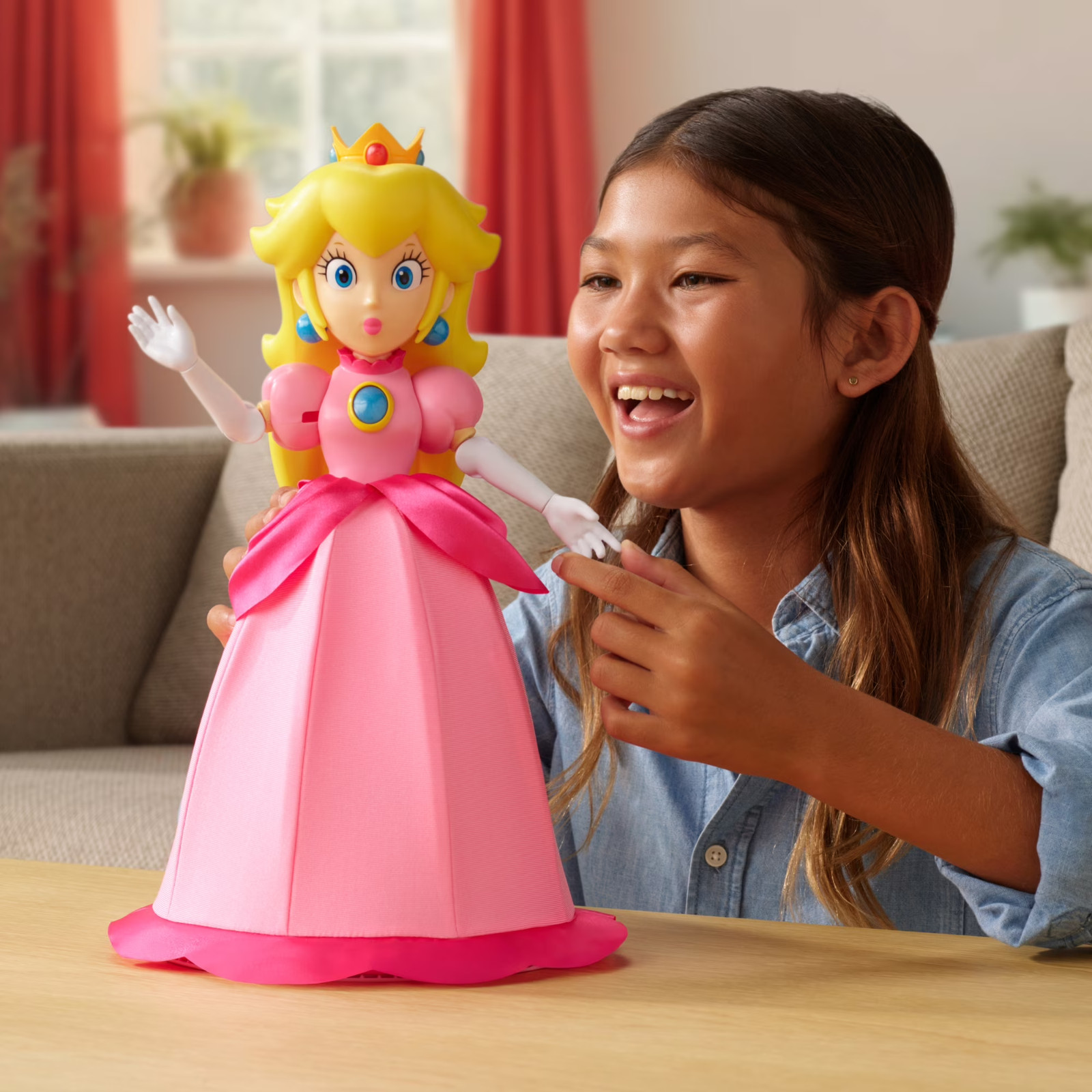 Super Mario Yours Truly Princess Peach Modellino da Collezione 12 Pollici Nuovo Giocattolo