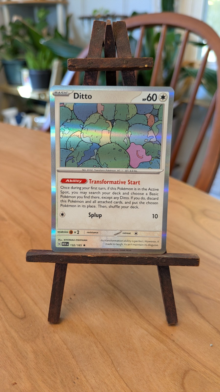 Pokemon TCG Idem 132/165 Scarlatto e Viola 151 Holo Raro ENG 2023 60 CV
