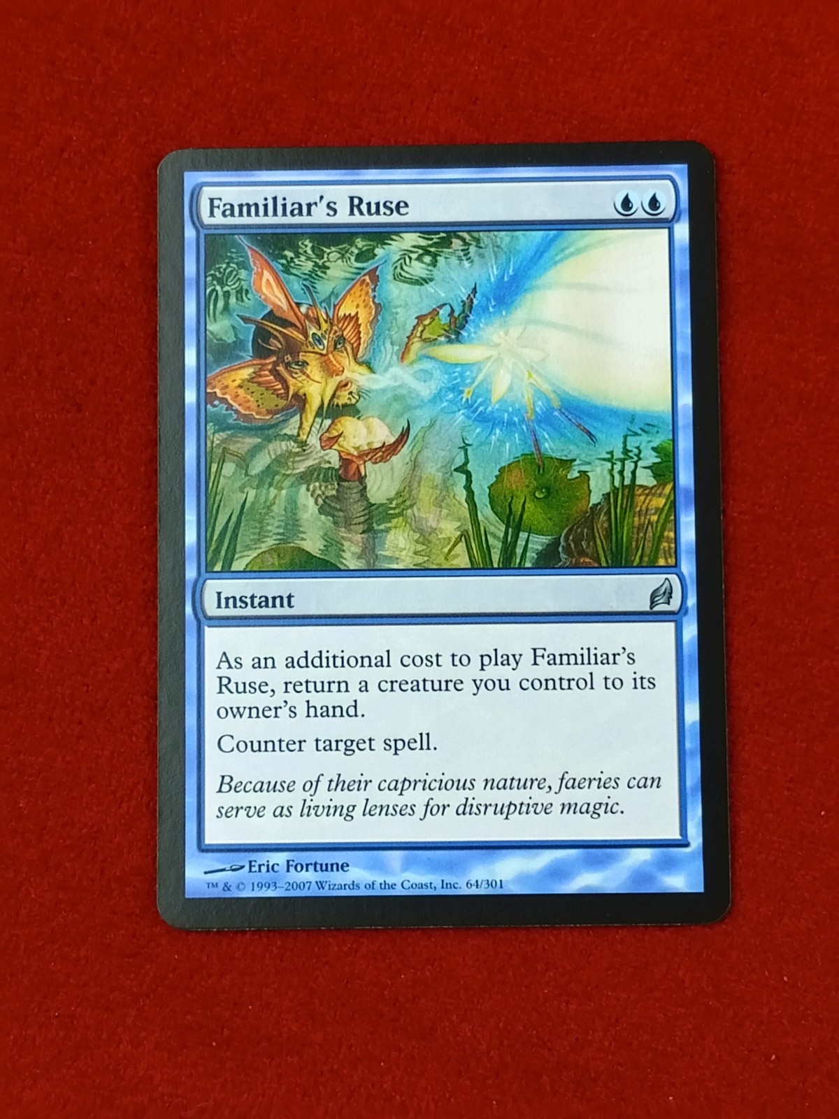 Familiar's Ruse Lorwyn Regular Magic The Gathering quasi come nuovo 