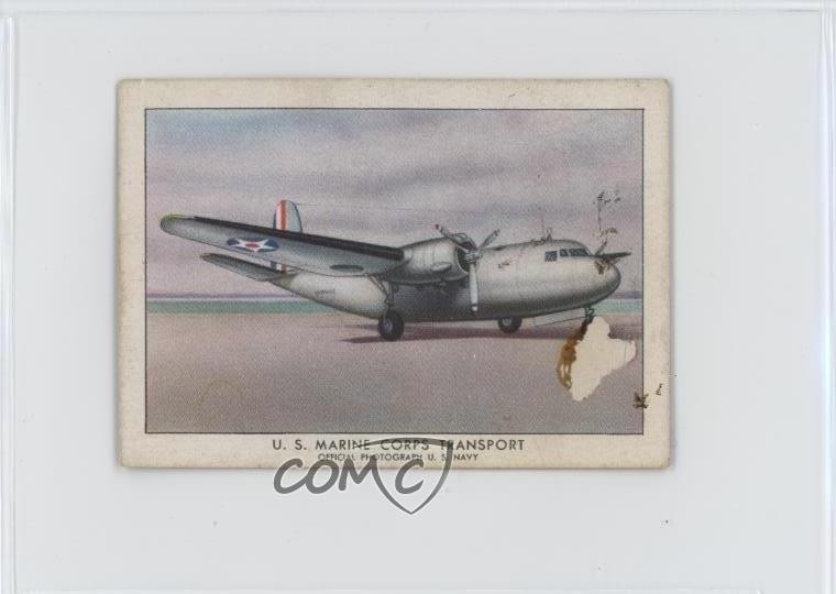 1940-42 Wings Cigarettes Series C T87 US Marine Corps Transport #8 0l4h