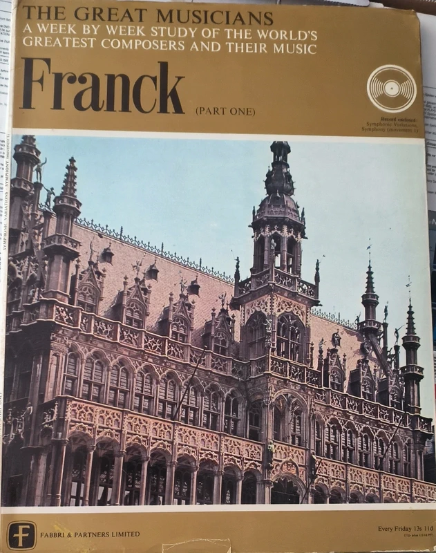 Libreto o fascículo con disco Franck
