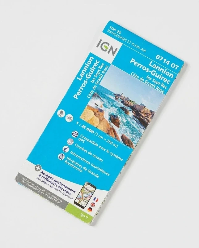 Carte de randonnée Ign Top 25 - 0714 Ot