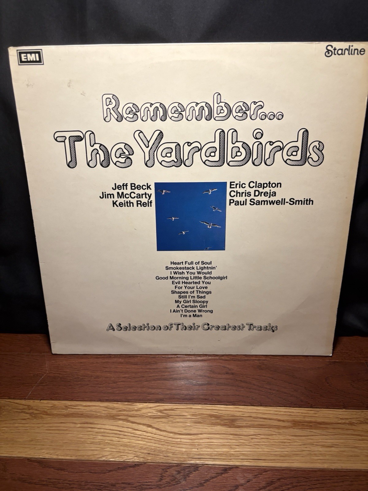 The Yardbirds Remember.... The Yardbirds Vinyl LP 1971 UK 1st Press Eric Clapton