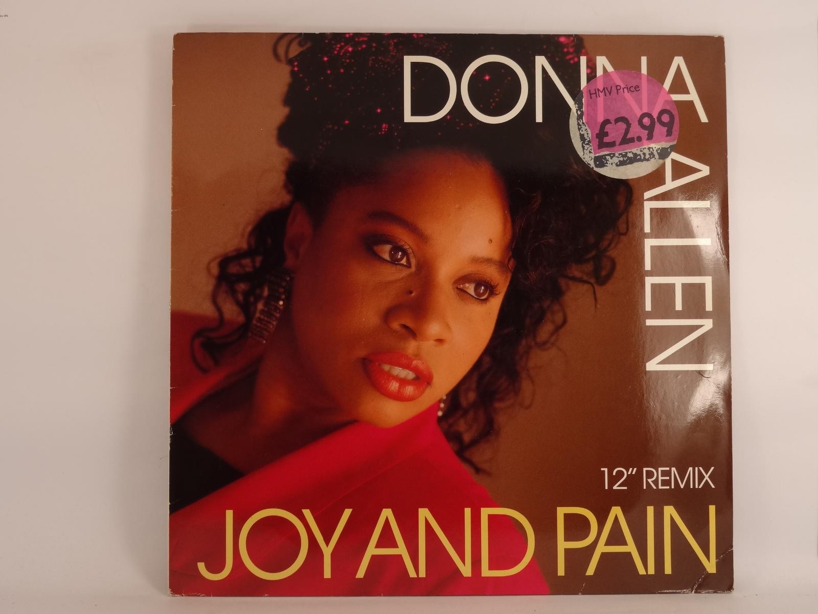 DONNA ALLEN JOY AND PAIN (209) 4 Track 12" Single plus Picture Sleeve BCM RECORD