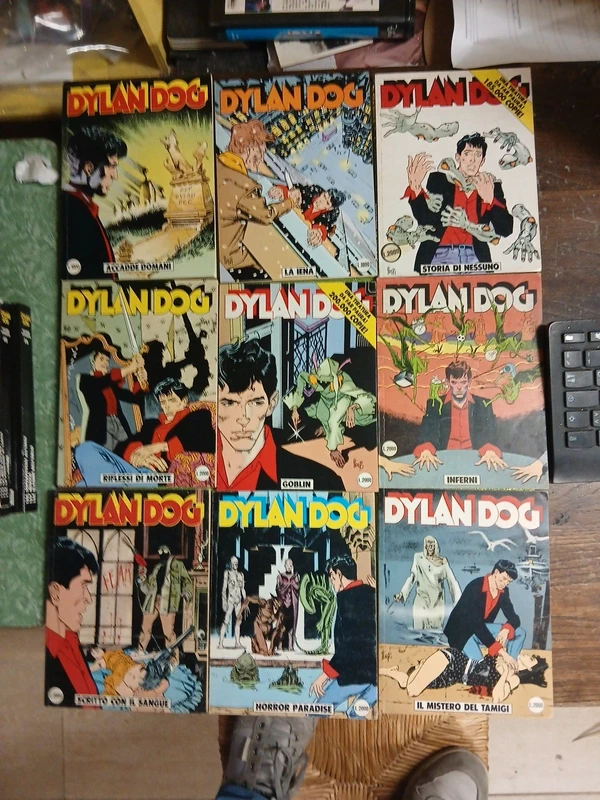 Dylan Dog 1a edizione originali dal 40 al 49 a 4,00 € cadauno 30 € tutti.