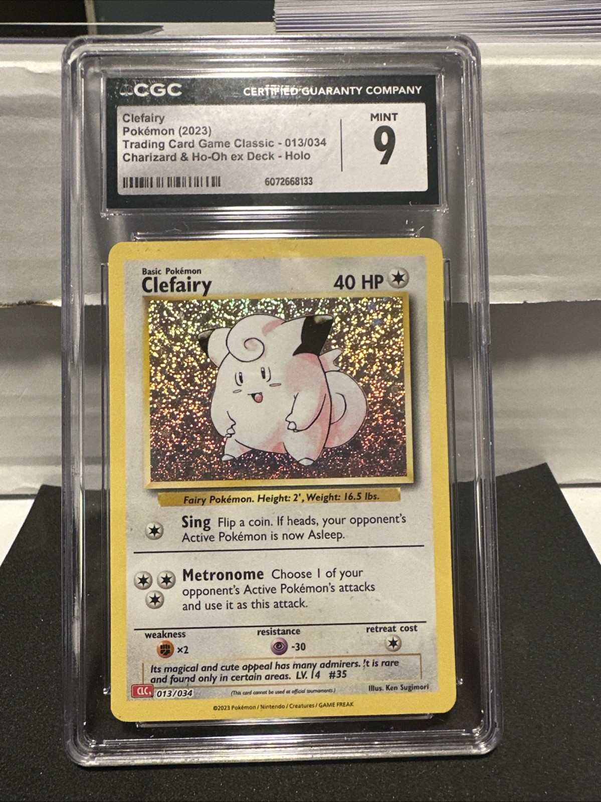 Pokémon TCG | Clefairy CLC 013/034 Gioco di Carte Collezionabili Classico | CGC 9