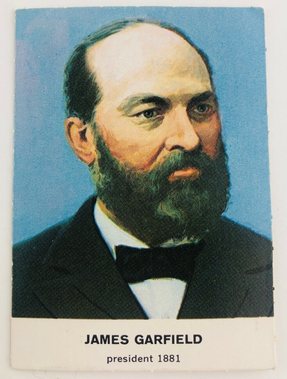 1960 Golden Press Presidents #20 James Garfield 1881 Vintage