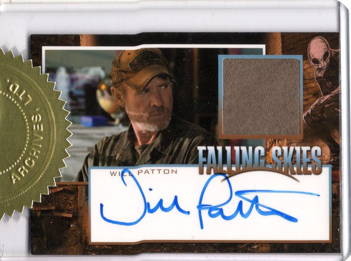 Falling Skies Season 2 Costume Relic Autograph Card Will Patton Incentive Sealed