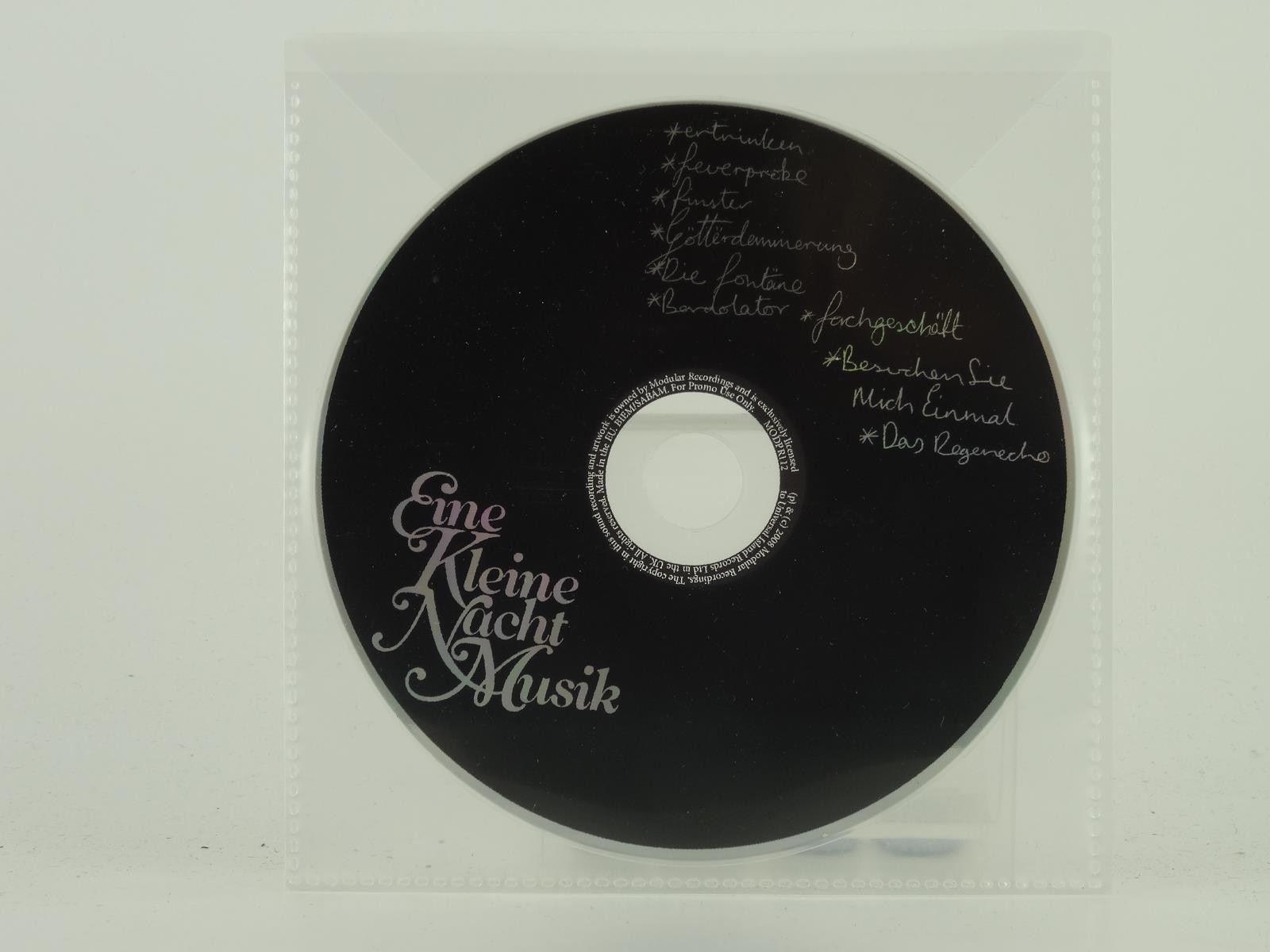 EINE KLEINE NACHT MUSIK EINE KLEINE NACHT MUSIK (D10) 8 Track Promo CD Single in