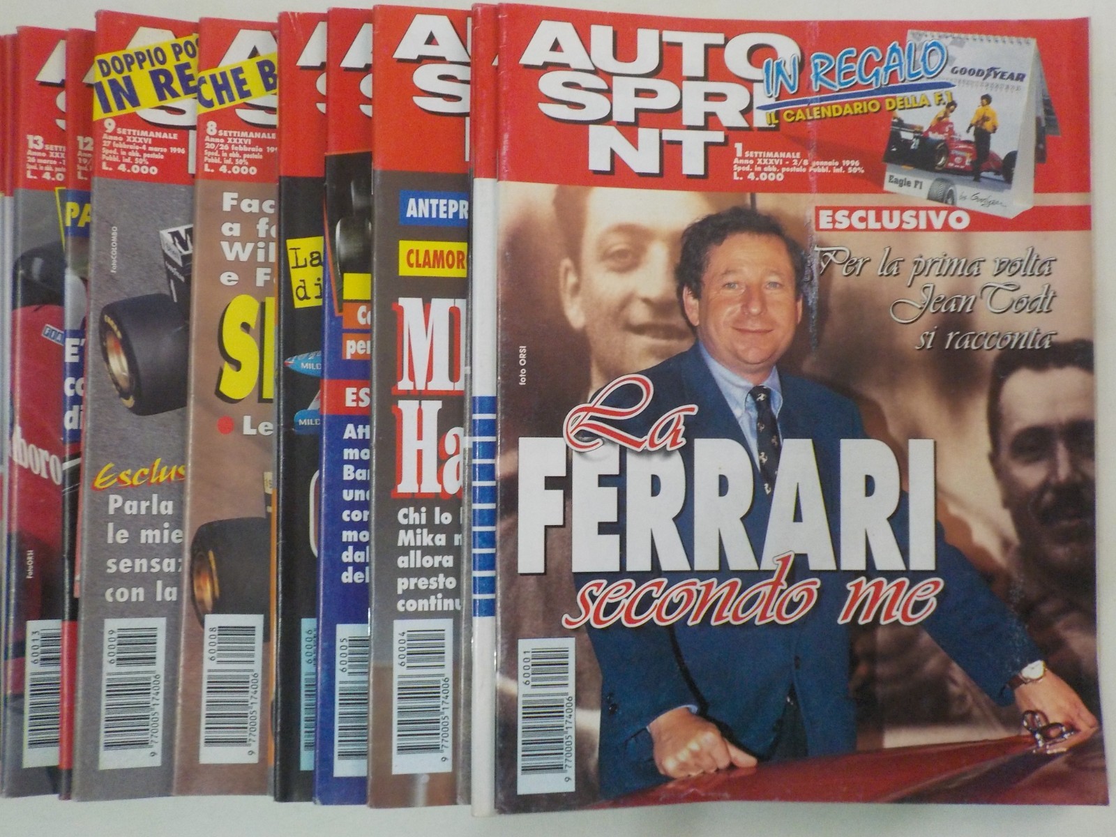 Autosprint 1 a 52  Annata 1996 QUASI Completa (-5 Numeri) -  COMPRO FUMETTI SHOP