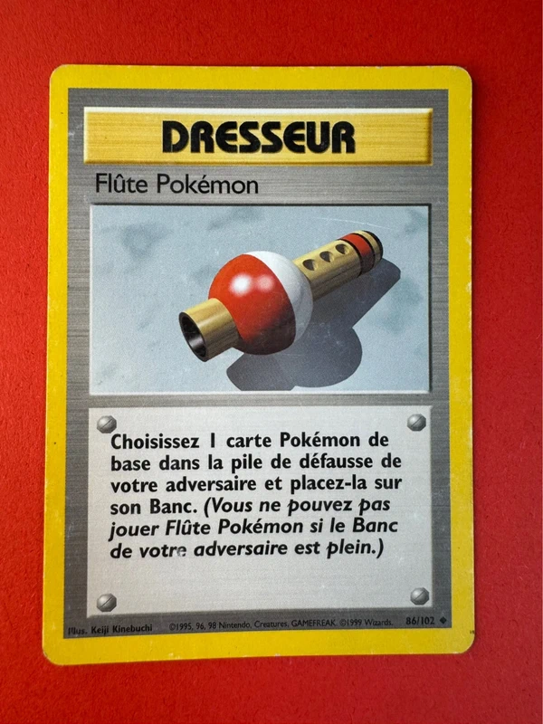 Carte Pokémon Flûte Pokémon Dresseur 86/102 FR