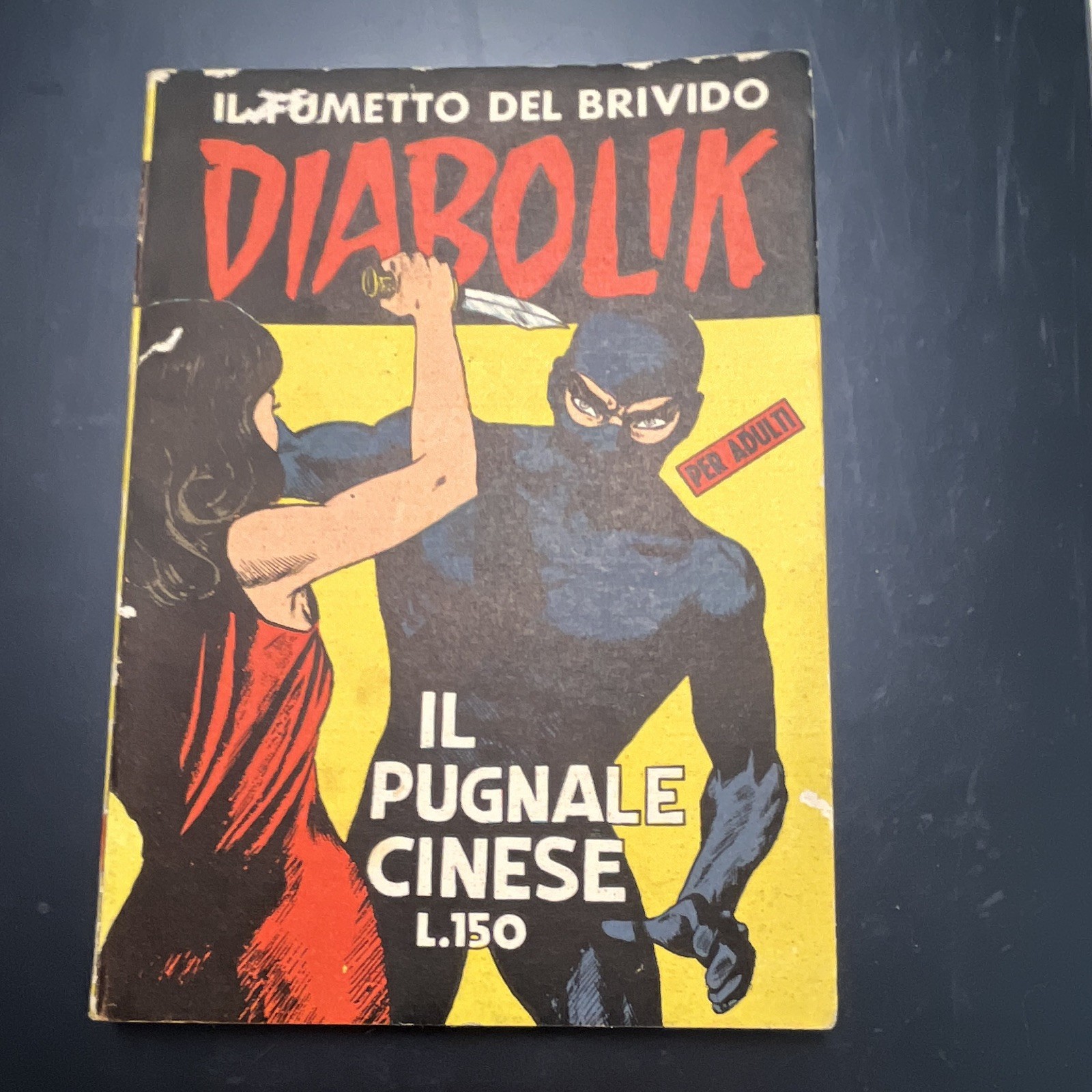 Diabolik N. 23 Il Pugnale Cinese 1964. Originale