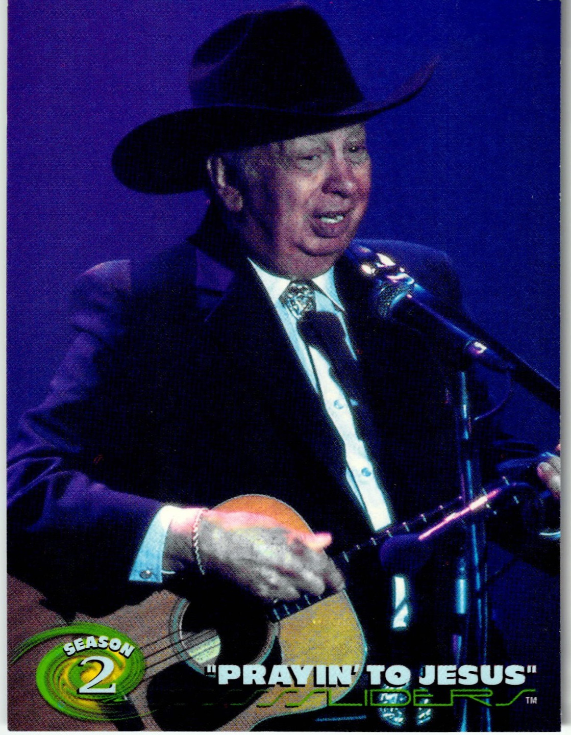 1997 Inkworks Stagione 2 Prayin' to Jesus #37 TV Show Sliders Trading Card