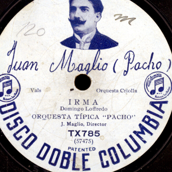 ORQUESTA "PACHO" -VALS- Irma / Si usted quisiera  "Two-Step"   78rpm   S3156