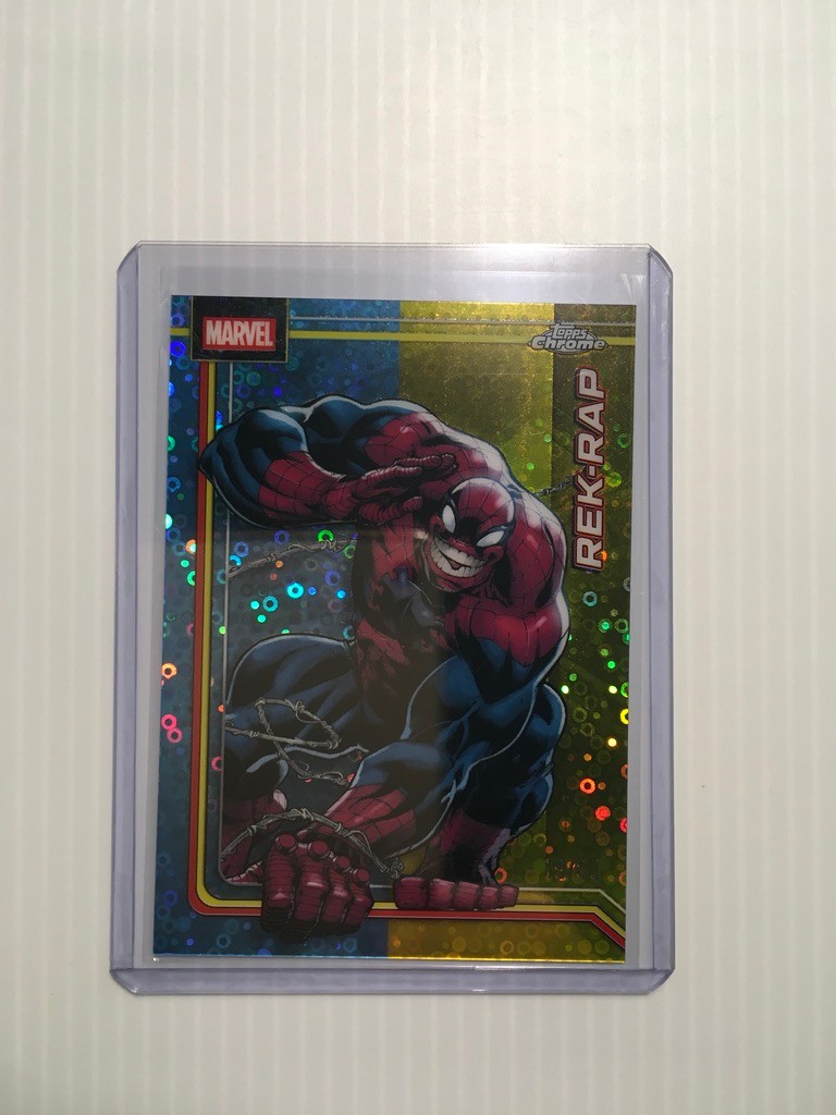 2026 Topps Chrome Marvel #95 Rek-Rap Dazzler rifrattore ritmo argento /80
