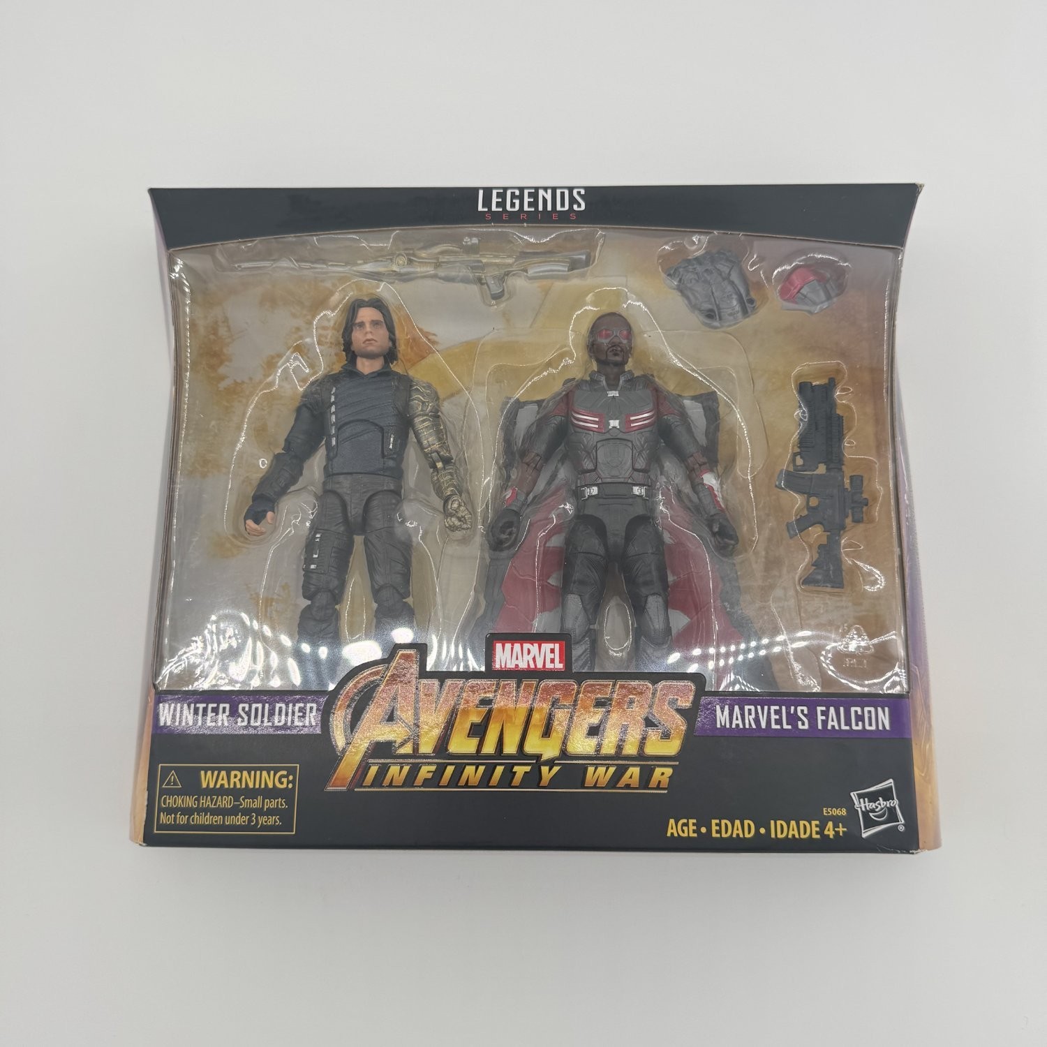 Marvel Legends Infinity War Winter Soldier & Falcon 2-Pack 6in Sealed E5068