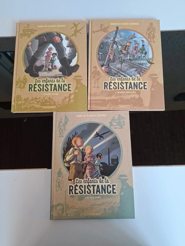 Bande dessinée les enfant de la Résistance