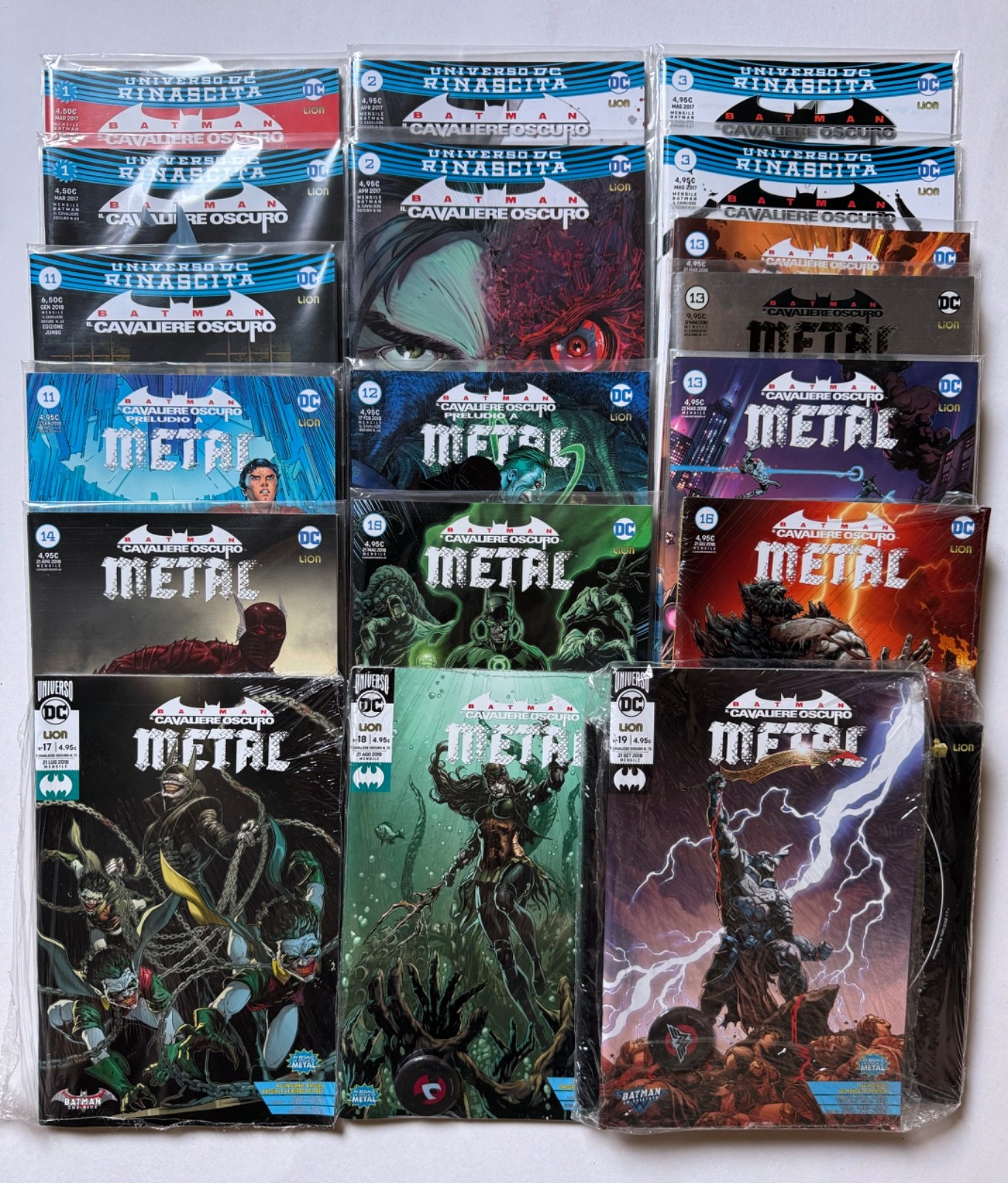 Batman Il Cavaliere Oscuro Lotto 18 Variant, Ultravariant, Metal, Jumbo -RW Lion