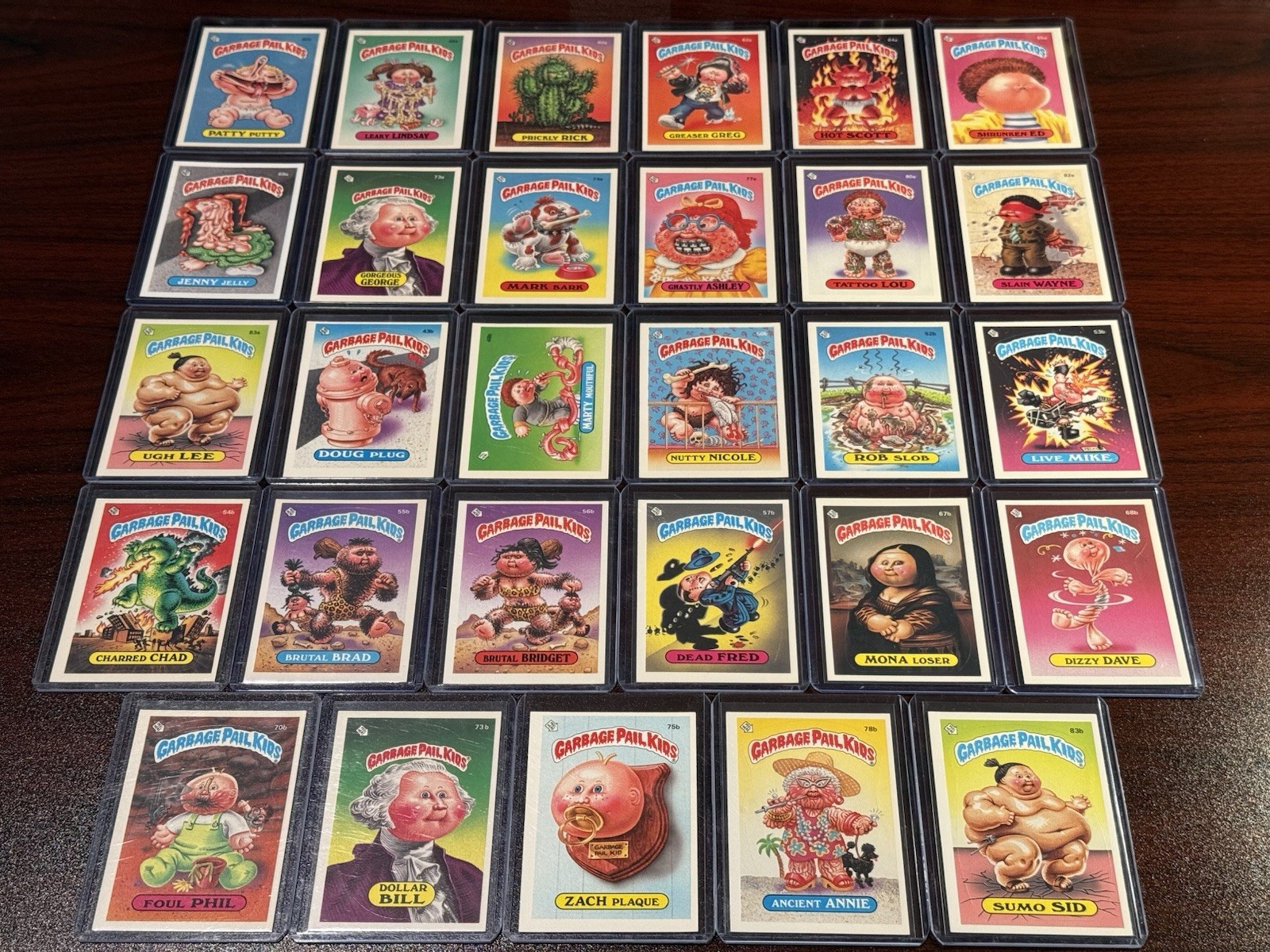 Garbage Pail Kids 2a serie 2 lotto 29 carte Glossy Topps Pack fresche nuove con scatola