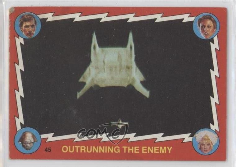 1979 Topps Buck Rogers Outrunning the Enemy #45 3c7
