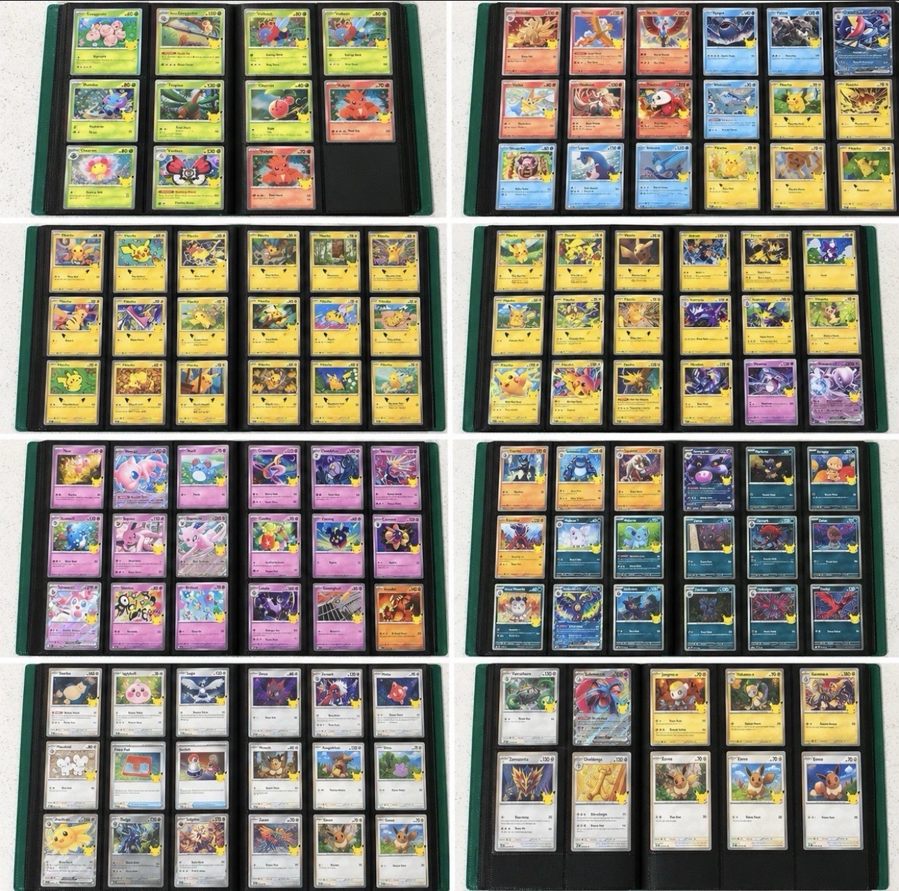 Pokemon TCG 30th Celebration Complete Base Set 1-128 All EX 30 Pikachu- with 5IR