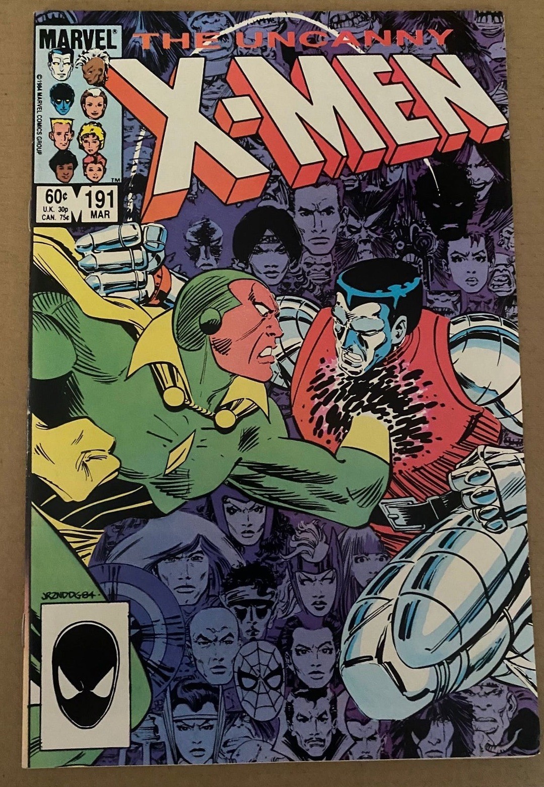 X-Men #191 1° App di Nimrod ottime condizioni