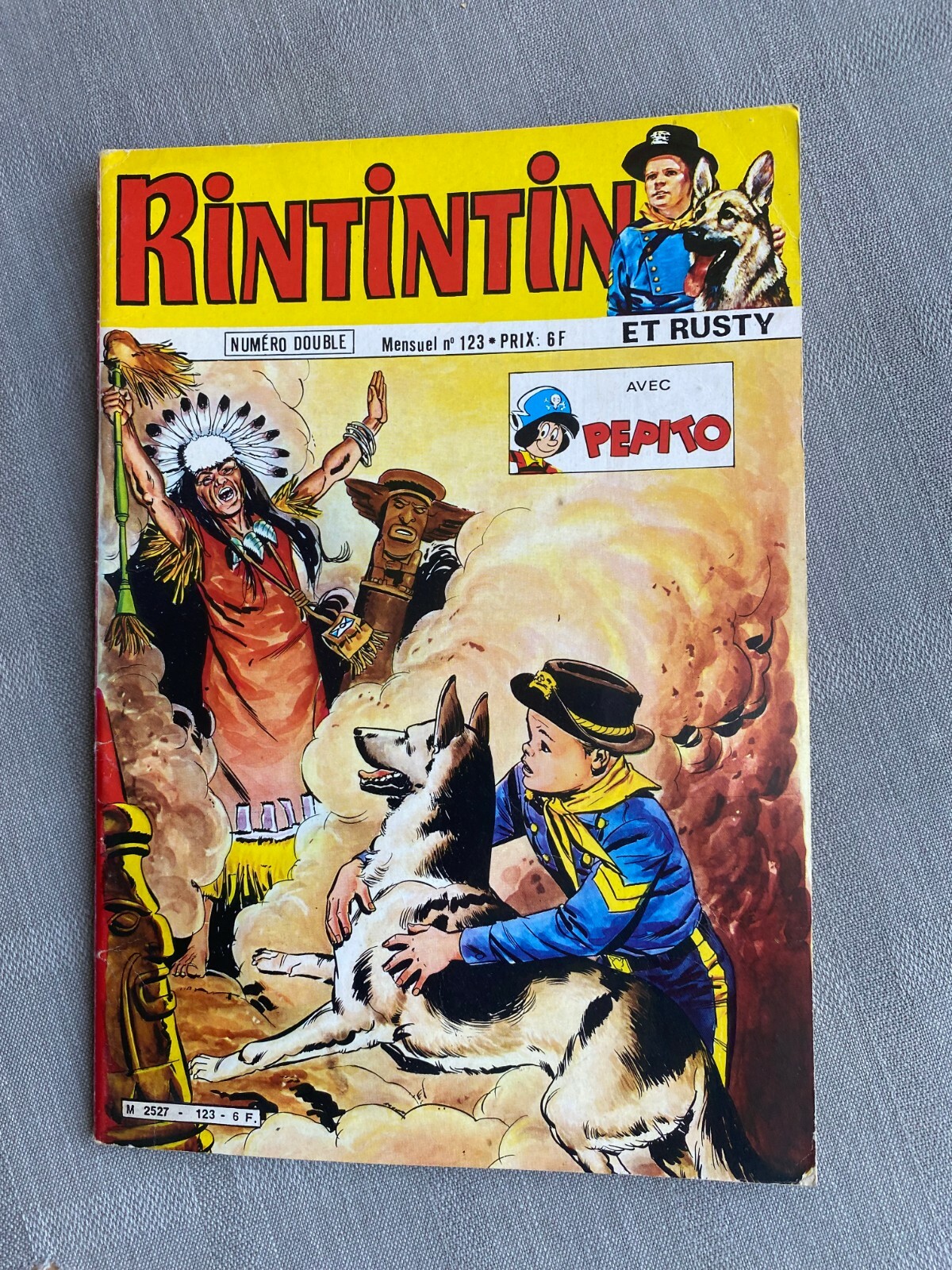 RIN TIN TIN N°123 2A SERIE 1980 IN BUONE CONDIZIONI / MOLTO BUONE CONDIZIONI
