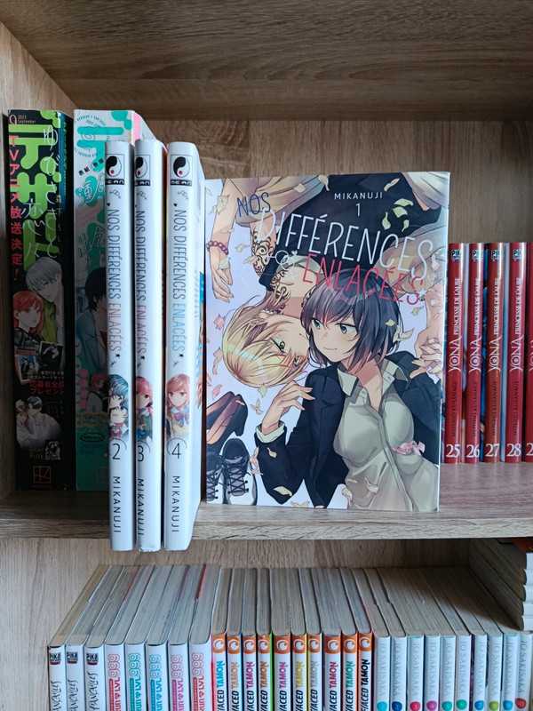 Nos différences enlacées tomes 1 à 4