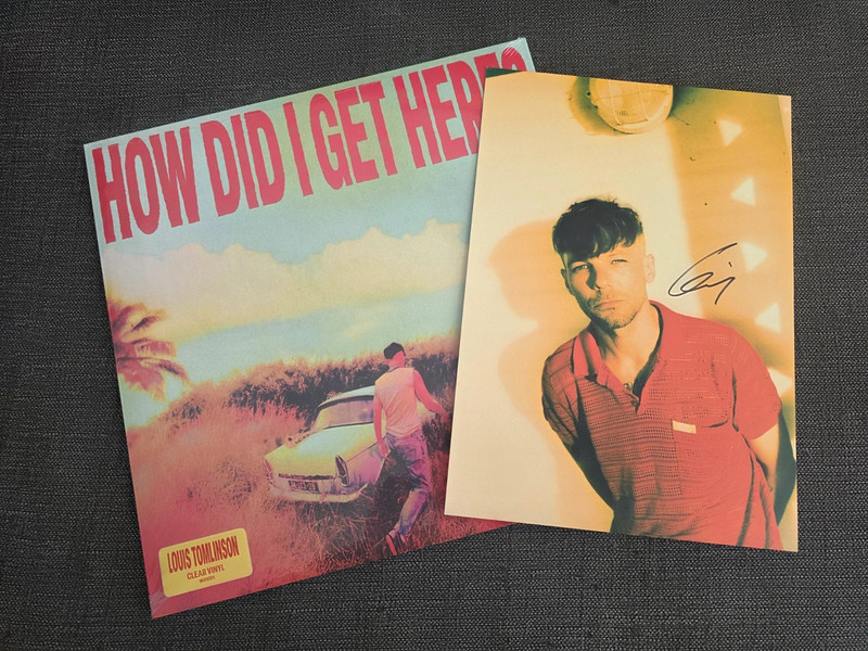 Nieuw Louis Tomlinson How did i get here met signed art card