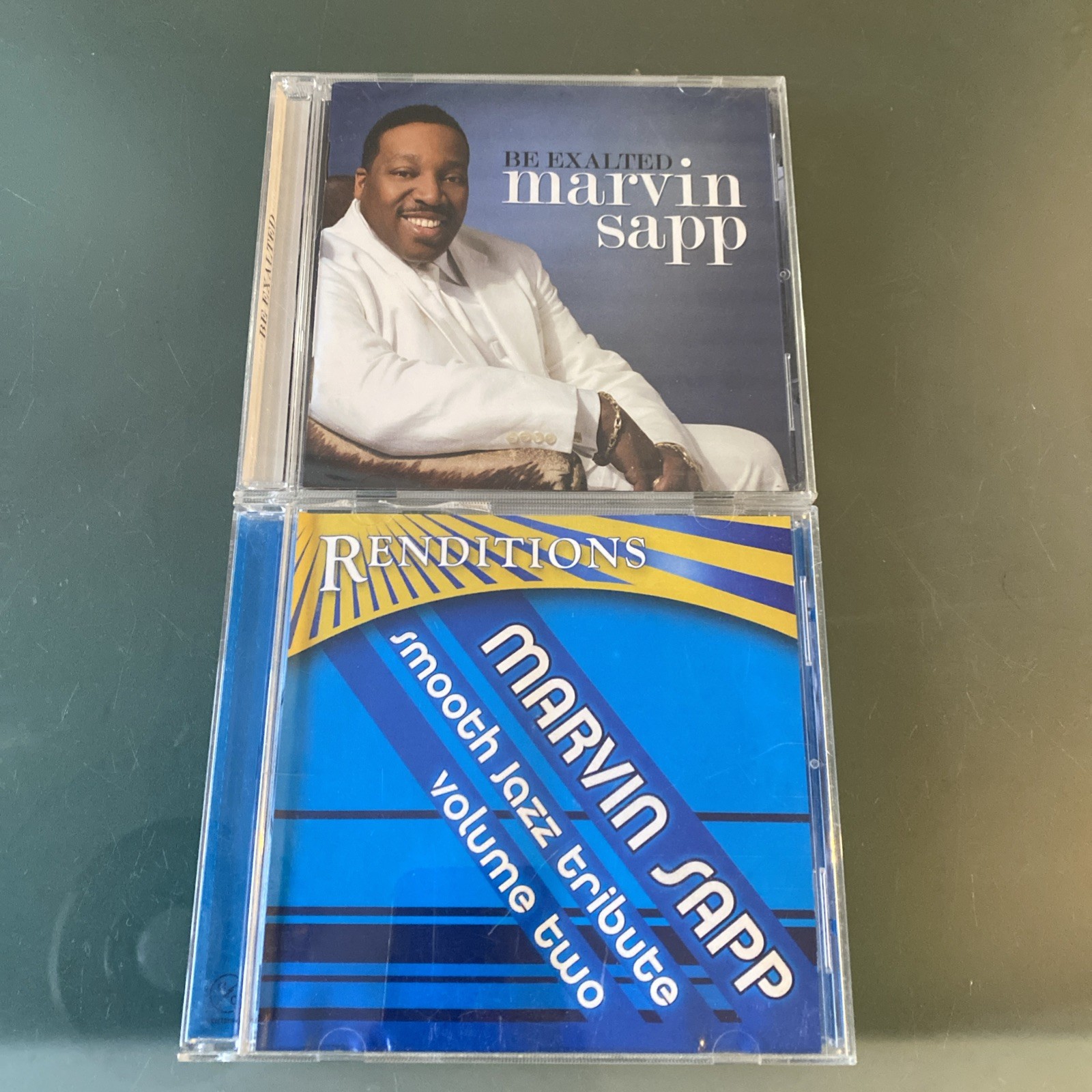 Marvin Sapp 2 💿 LOT: Be Exalted SEALED & Smooth Jazz Tribute Vol 2 | Gospel