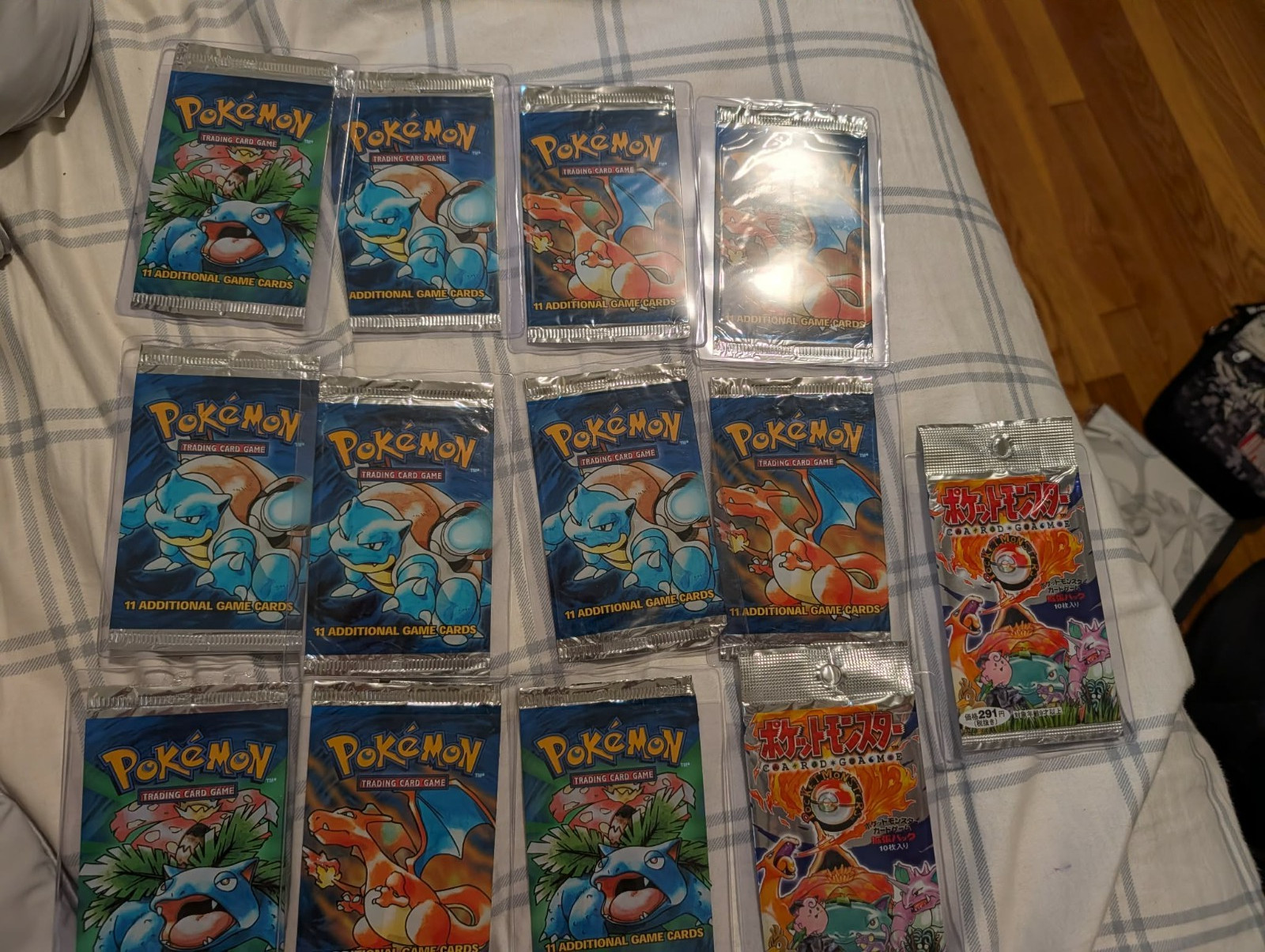 Vintage Pokemon Booster pack Wrappers (Empty), Base Set, FRLG, Call of Legends
