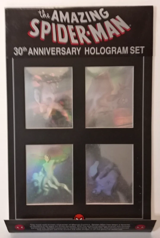 Amazing Spider-Man 30th Anniversary Hologram Set - Marvel Comics 1992