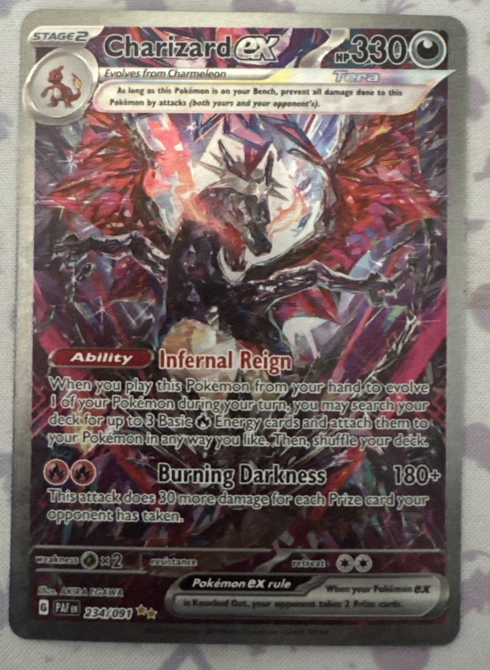 Charizard ex 234/091 SV: Paldean Fates Holo