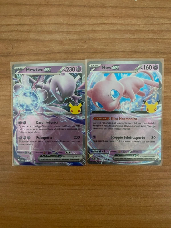 Mew ex / mewtwo ex 30th